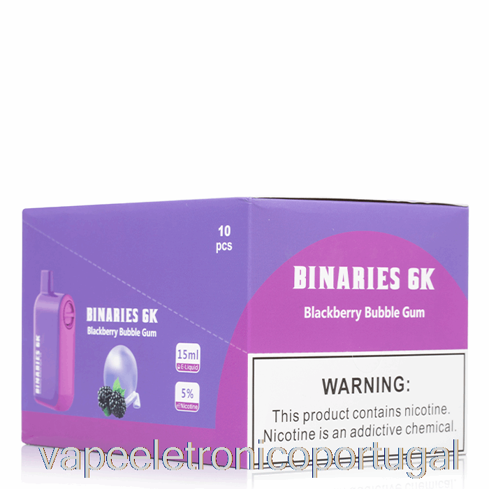 Vape Eletrônico [pacote Com 10] Binários Horizonte 6k 6000 Descartáveis